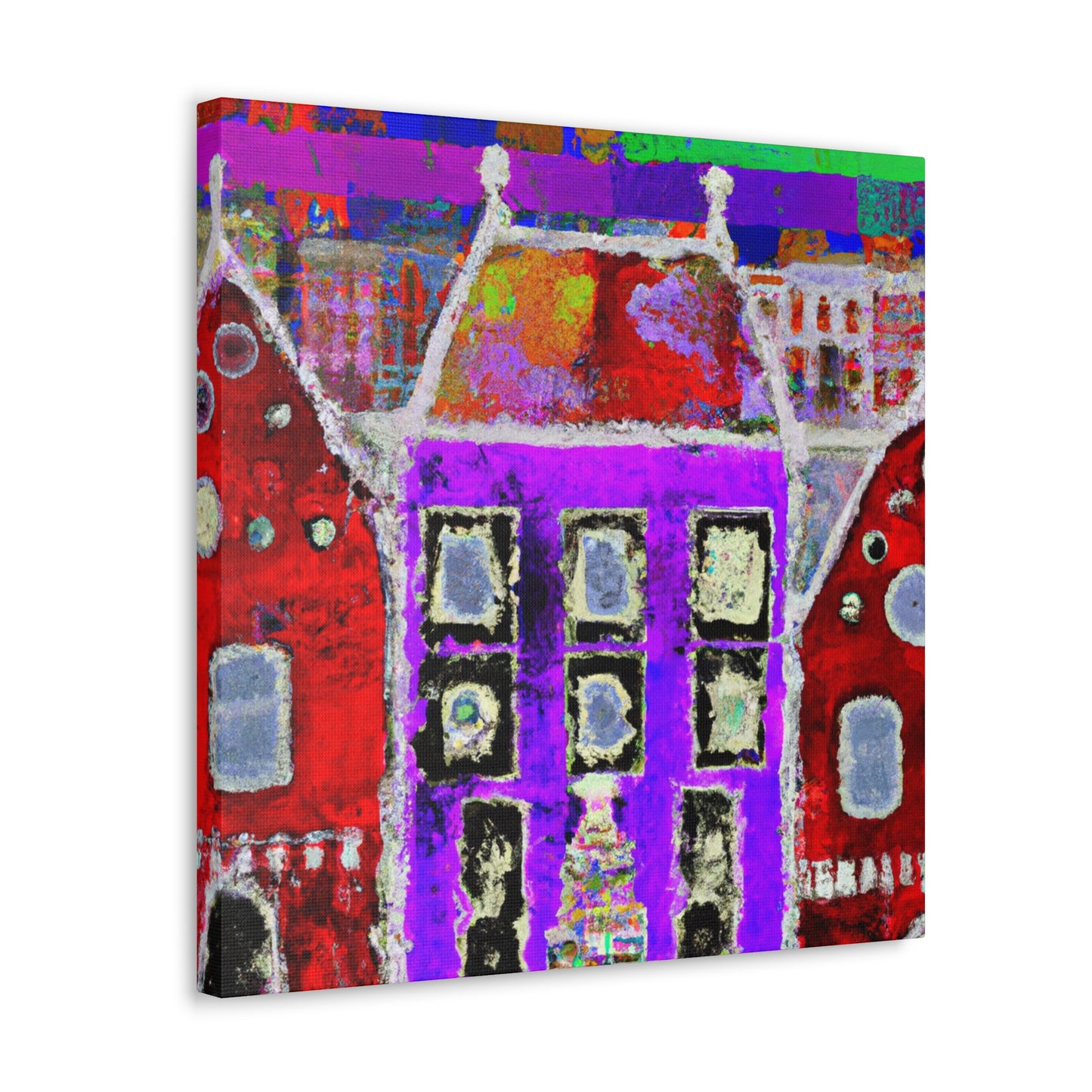 City Square Pop Mosaic - Canvas