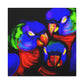 Parrots in Surrealism - Canvas