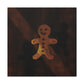 Gingerbread Man Minimalism - Canvas