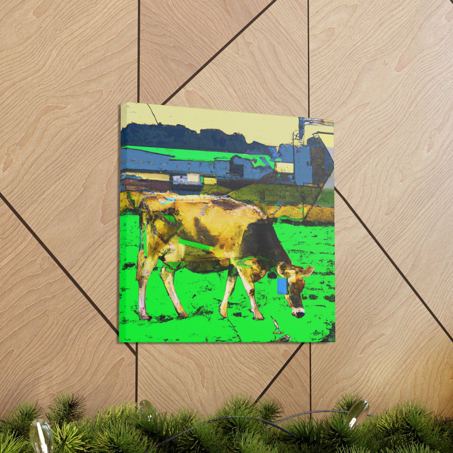 "Cow On The Farm" - Canvas