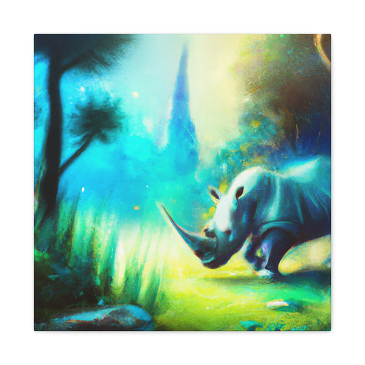 Rhinoceros in Dreamland - Canvas