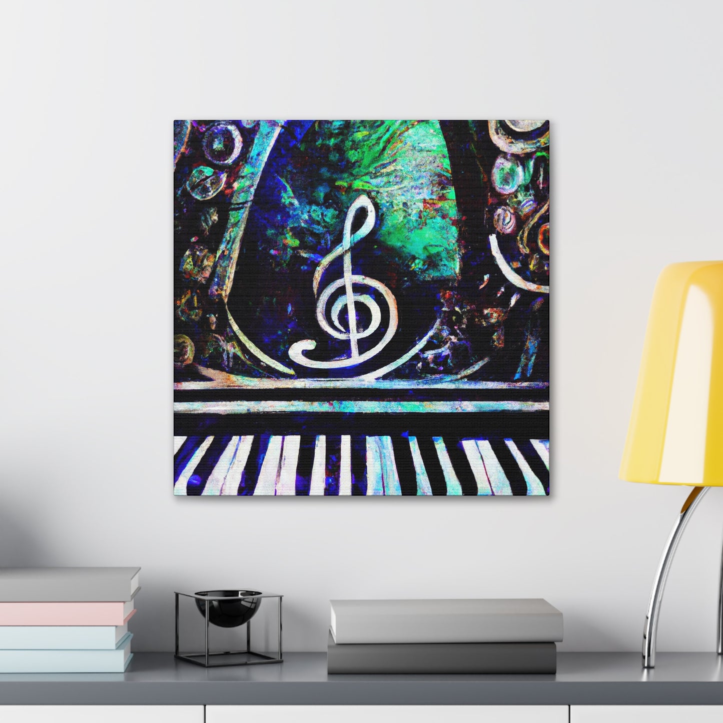 "Pianos Play Music" - Canvas