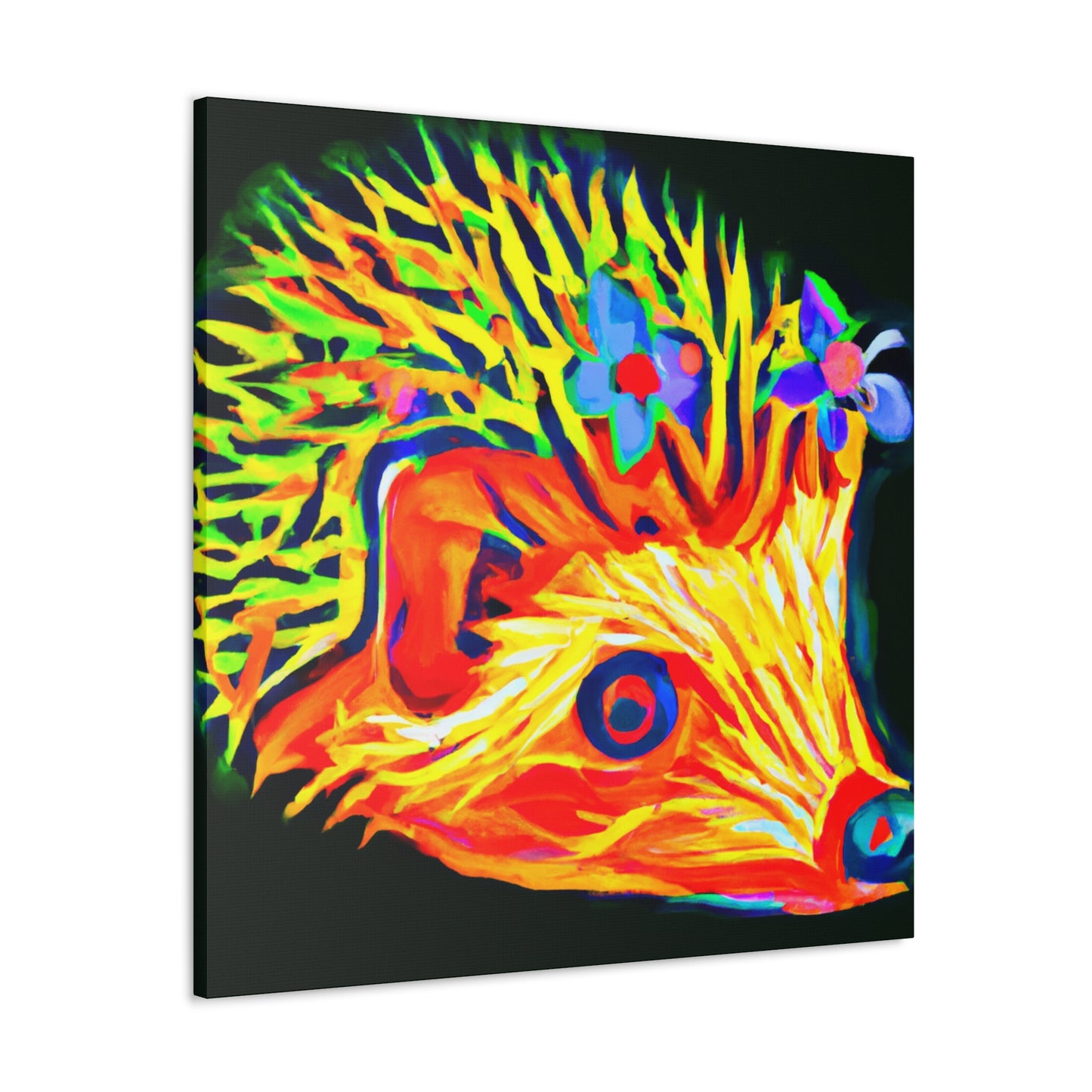 Hedgehog in Art Deco - Canvas