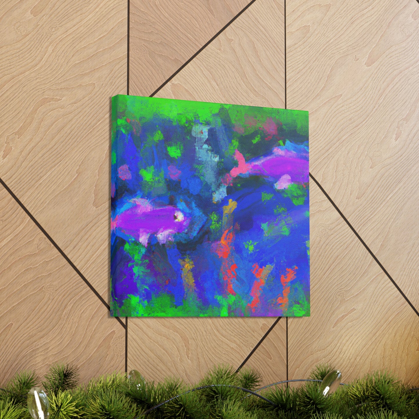 "Neon Tetras Expeditionary". - Canvas