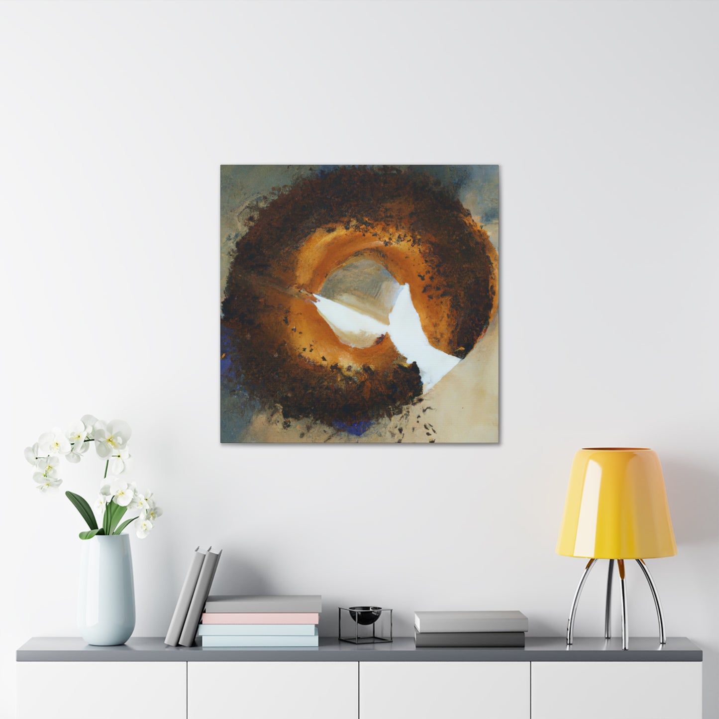 "Doughnut Delight Abstraction" - Canvas