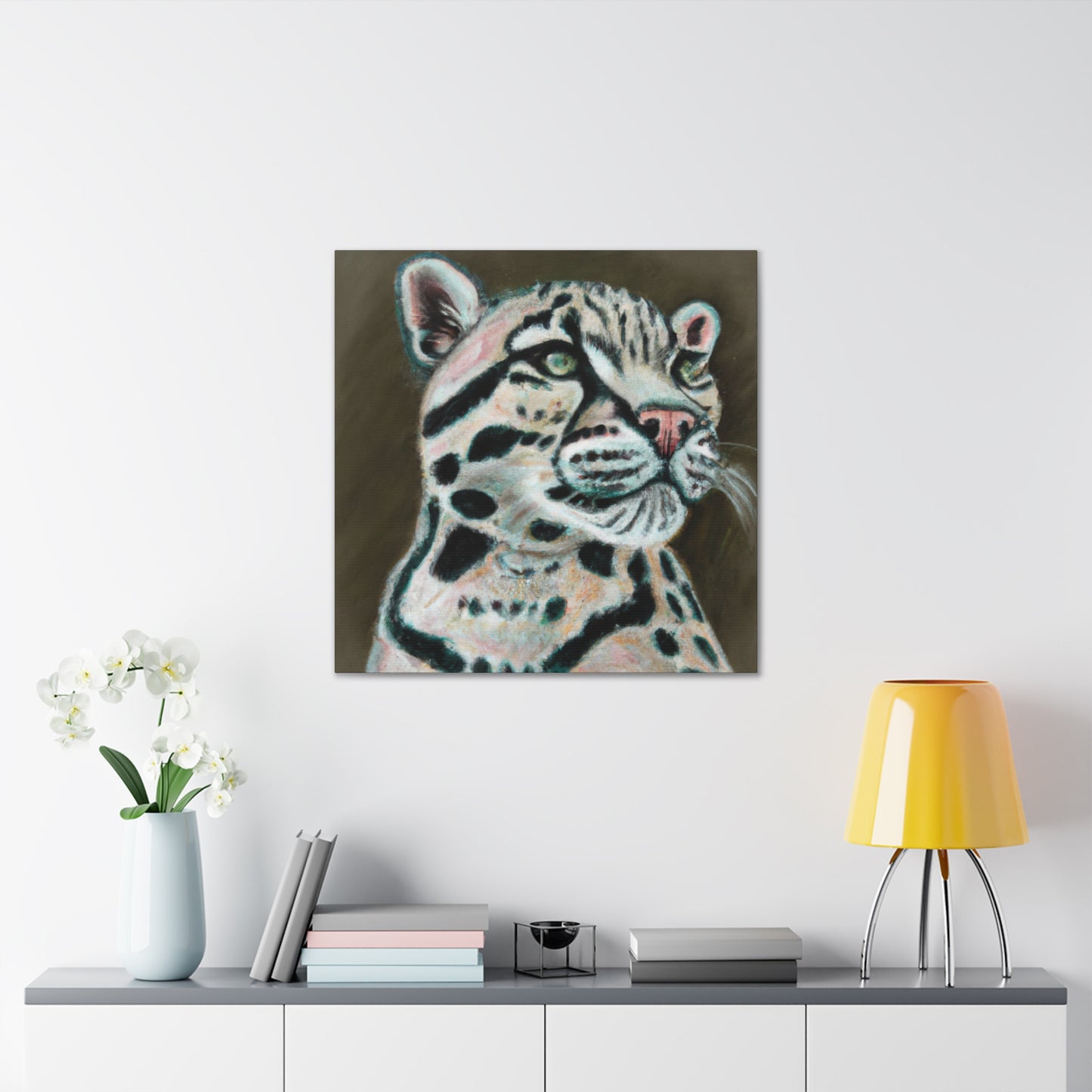 The Clouded Leopard - Canvas