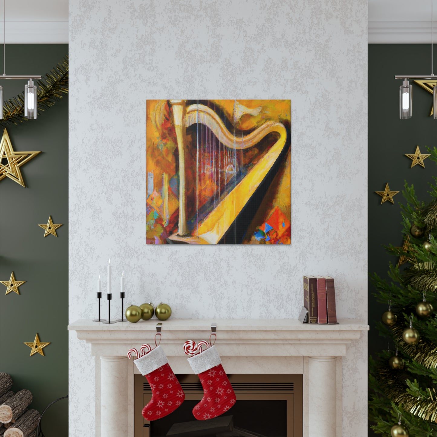 "Harp in Harmony" - Canvas