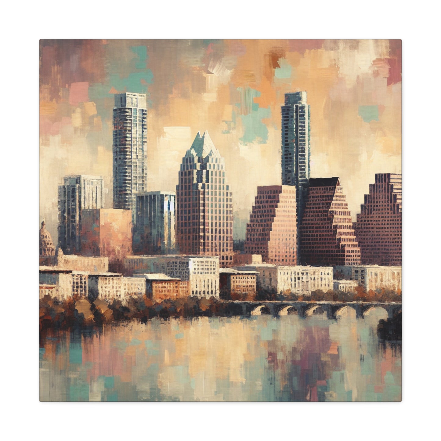 "Vibrant Texan Canvases" - Canvas