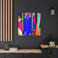 Vivid Cubic Horizon. - Canvas