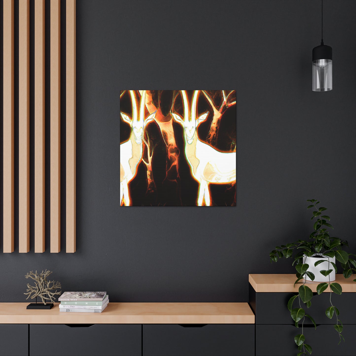 Antelope Deco Dreaming - Canvas