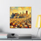 Golden City Hues - Canvas