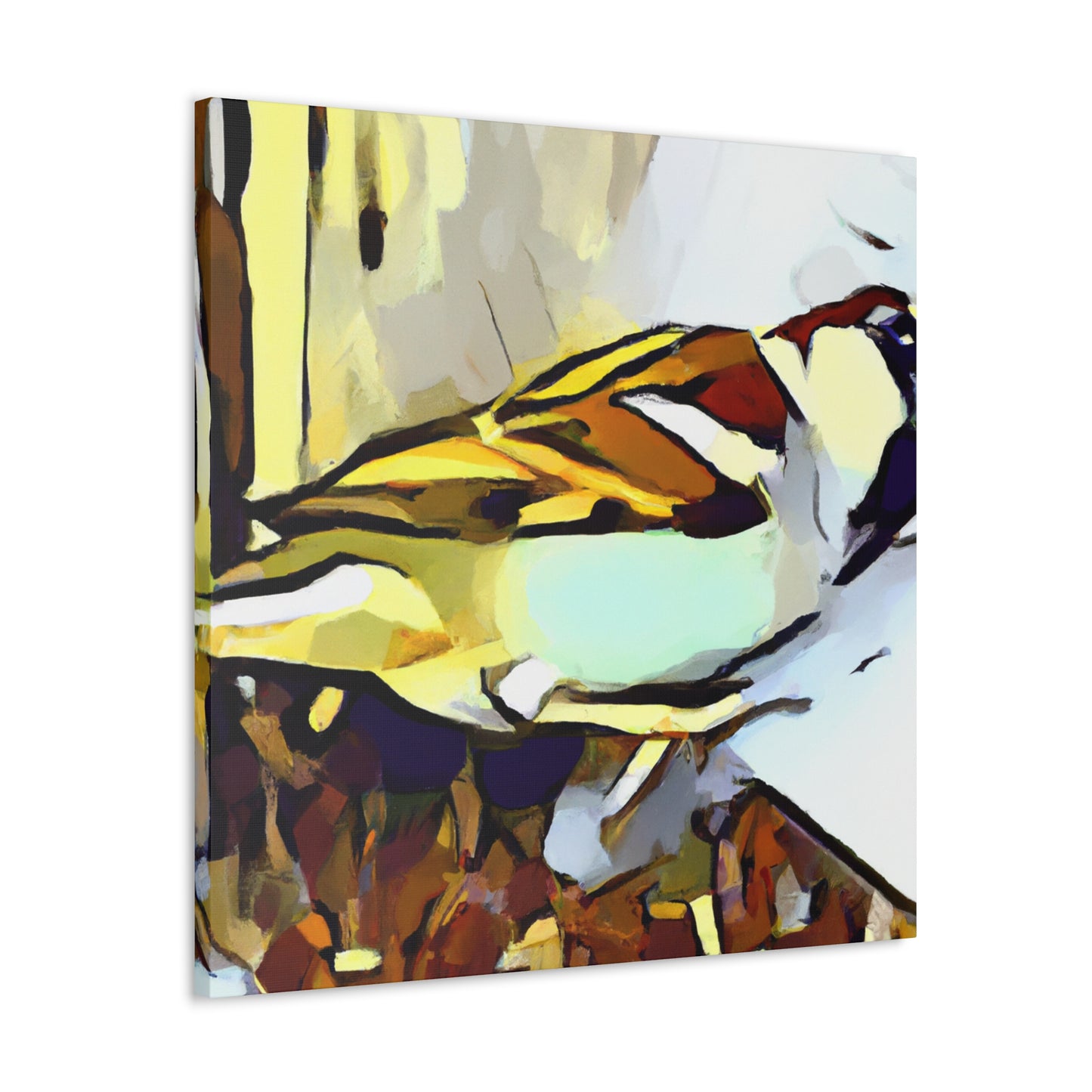 House Sparrow Abstraction - Canvas