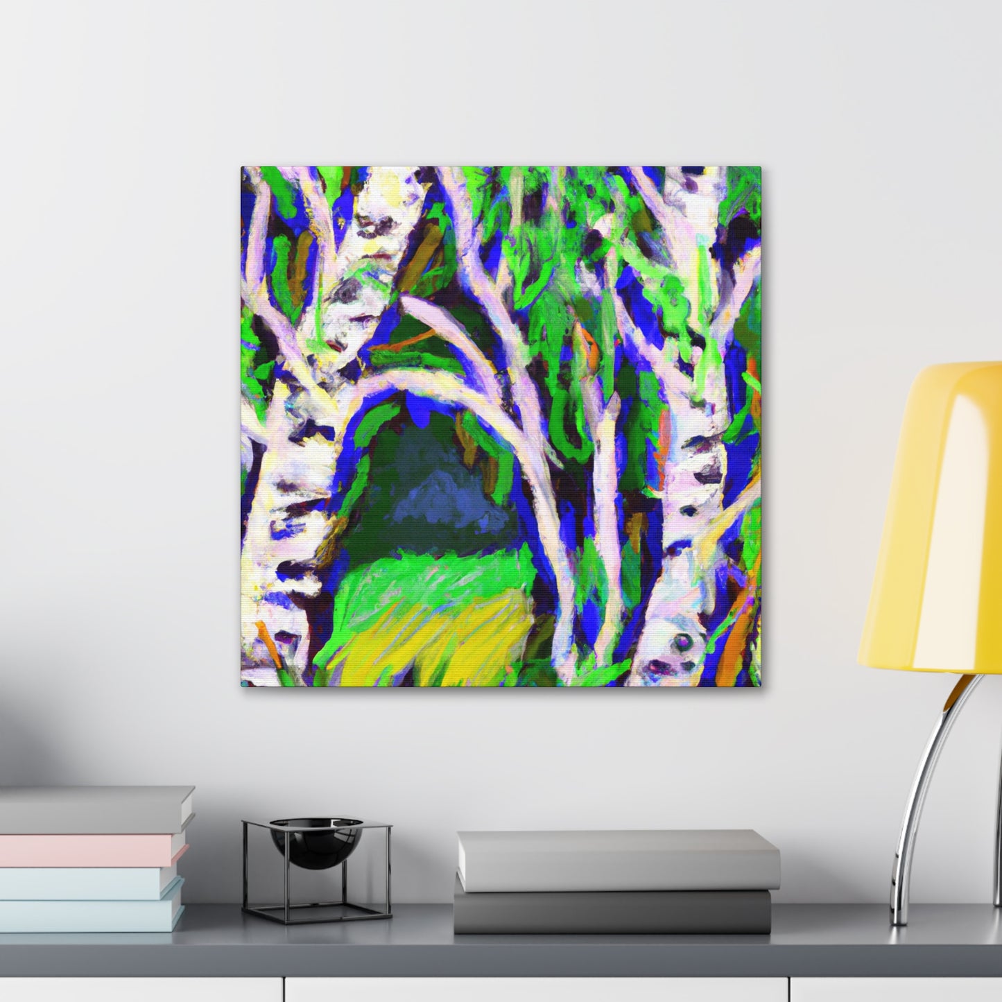 Birch Trees in Spring - Canvas