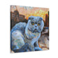 Feline Contemplation Expression - Canvas