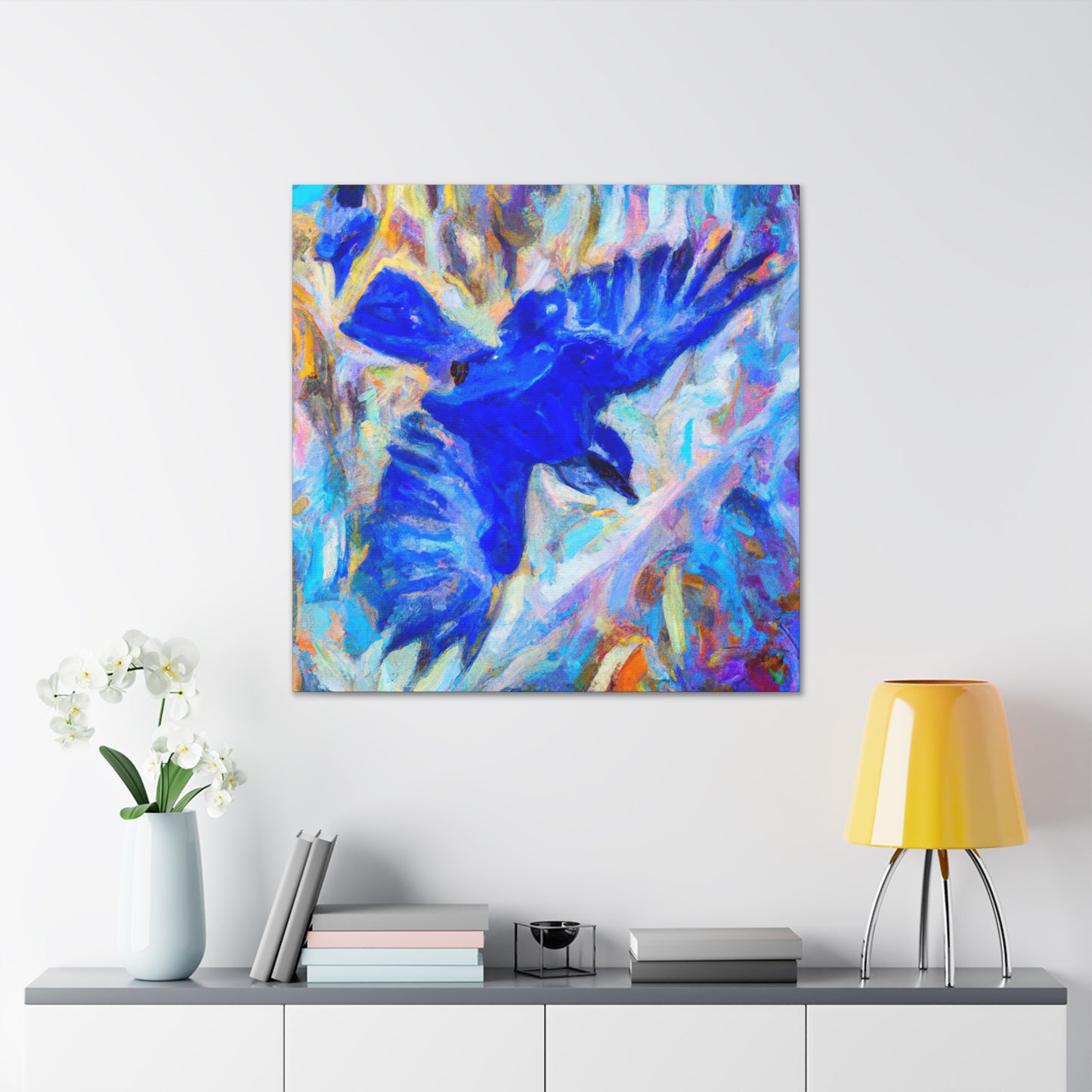 "Bluebird of Impressionism" - Canvas