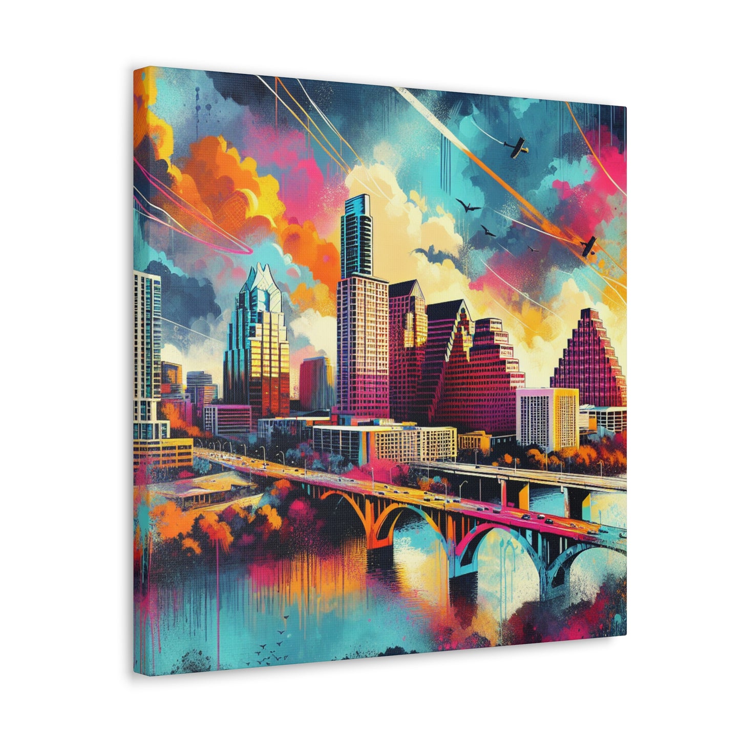 "Vivid Glimpses: Austintation" - Canvas