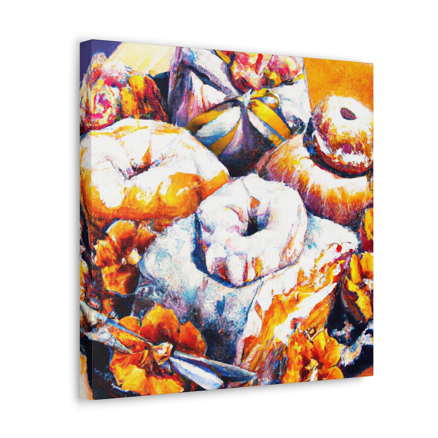 "Sugary Art Noveau Pastries" - Canvas