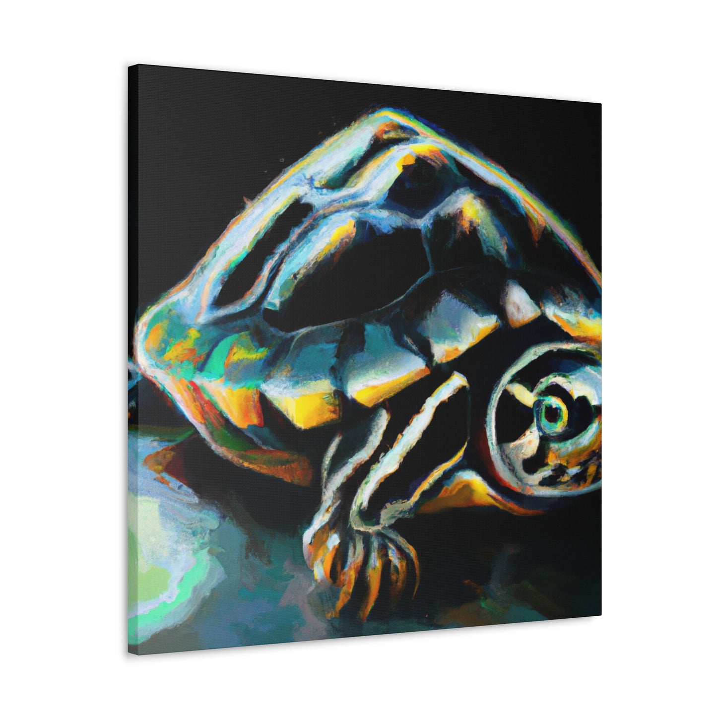 "Box Turtle Reflection" - Canvas