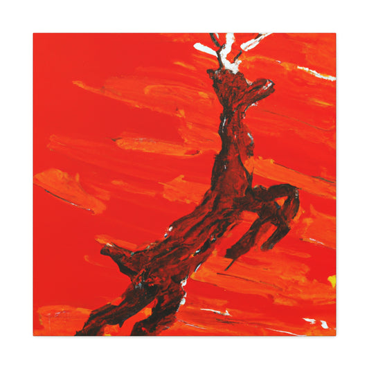 Reindeer in Simplicity - Canvas