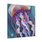 "Jellyfish in Art Deco" - Canvas