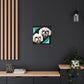 "Shih Tzu in Deco" - Canvas