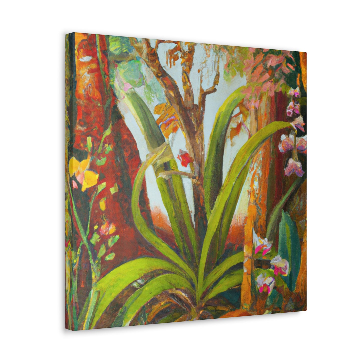 The Orchid's Splendor - Canvas