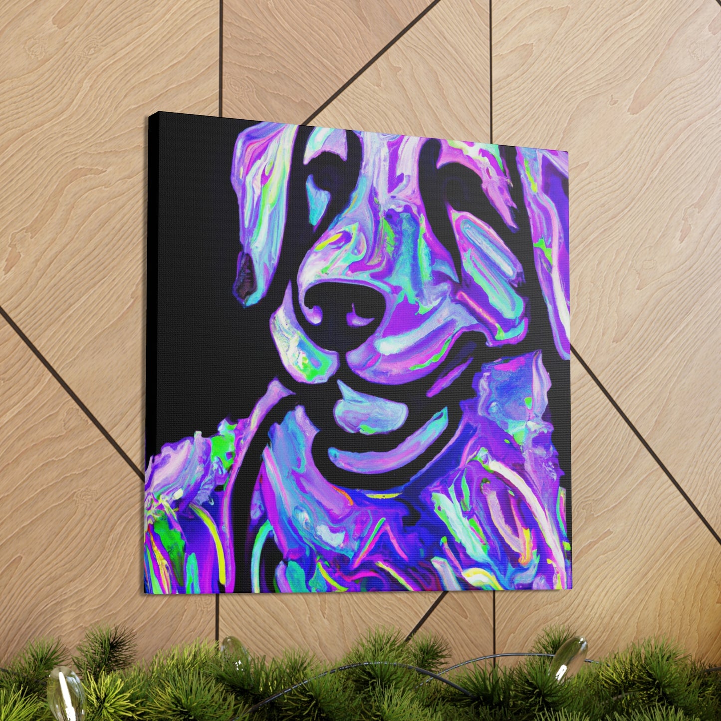 "Labrador in Expressionism" - Canvas