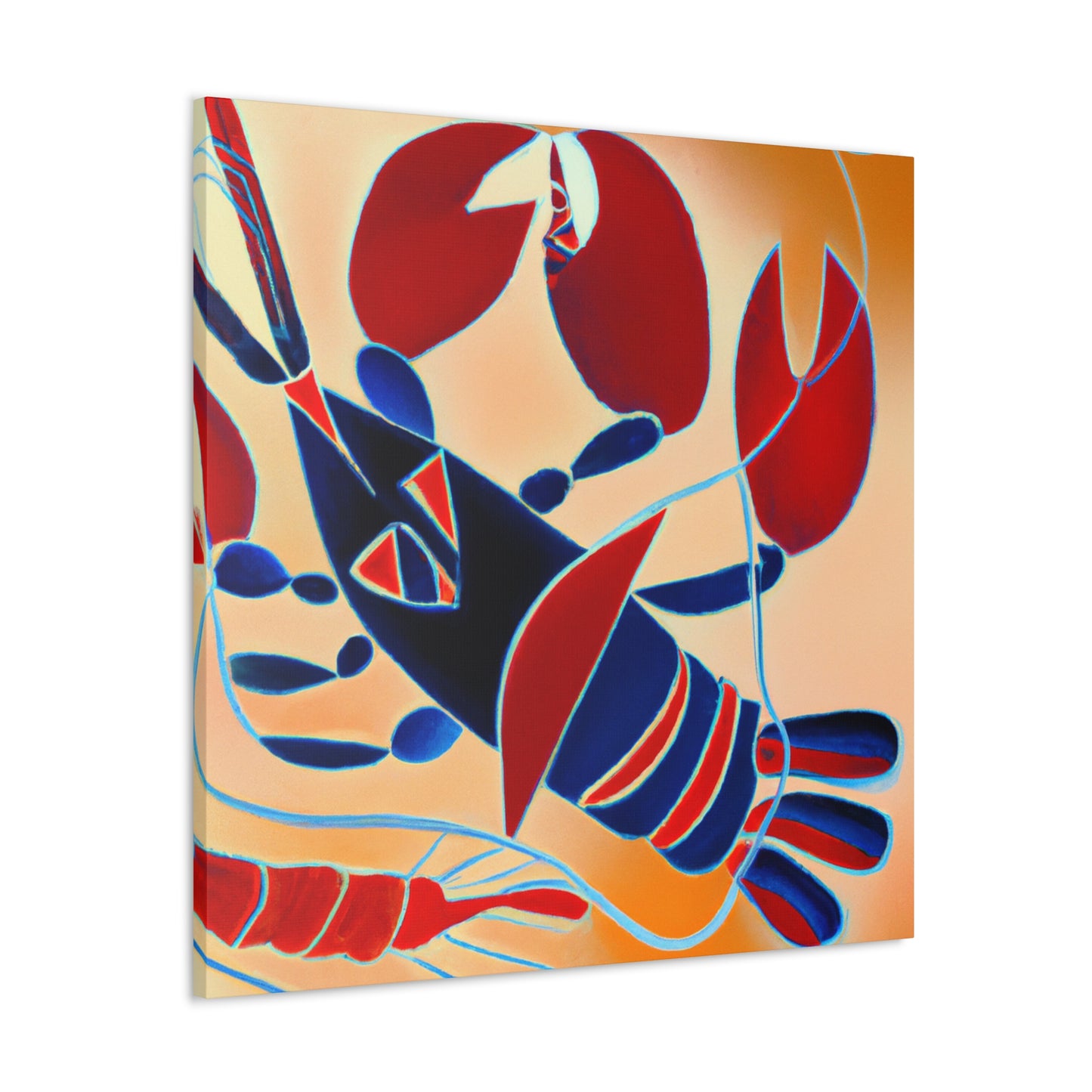 Lobster in Art Deco - Canvas