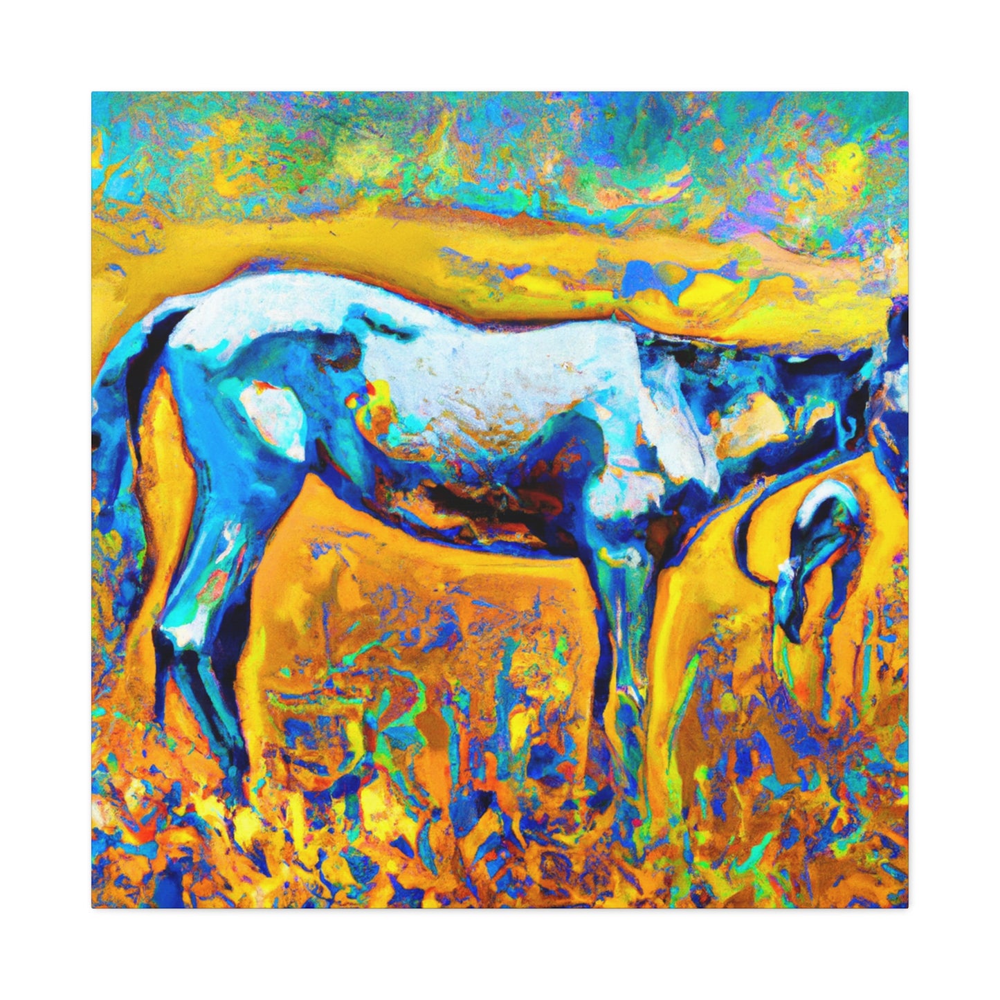 "Horse of Abstraction" - Canvas