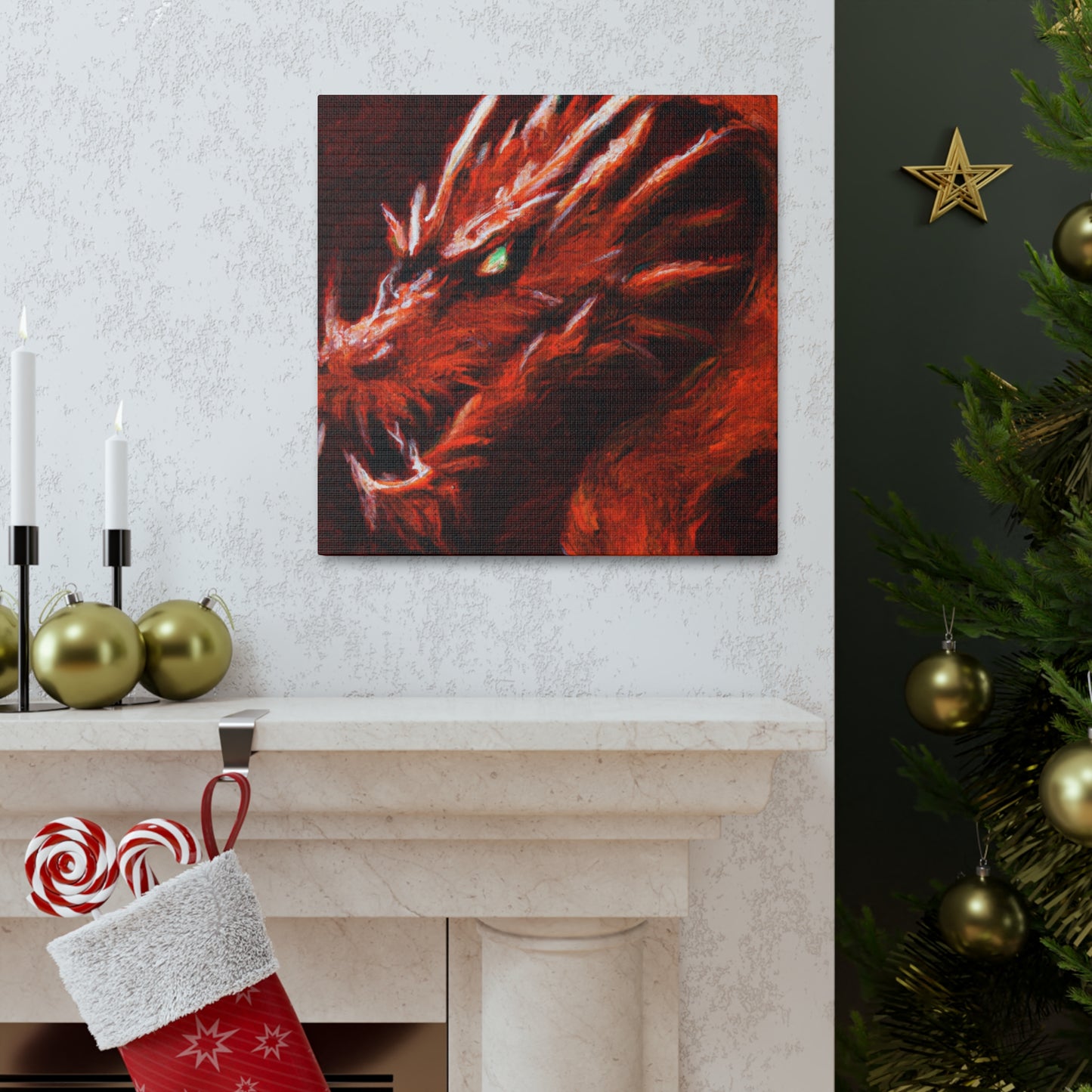 "Dragon's Majestic Majesty" - Canvas