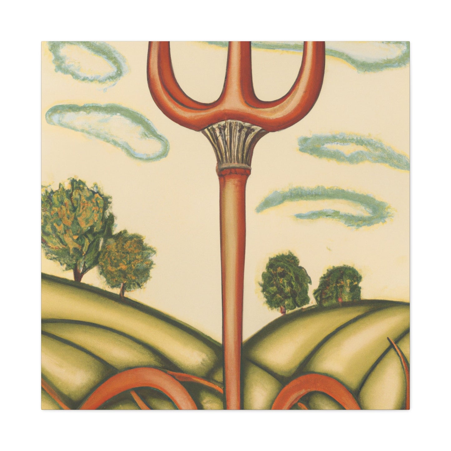 Pitchfork in Rococo - Canvas