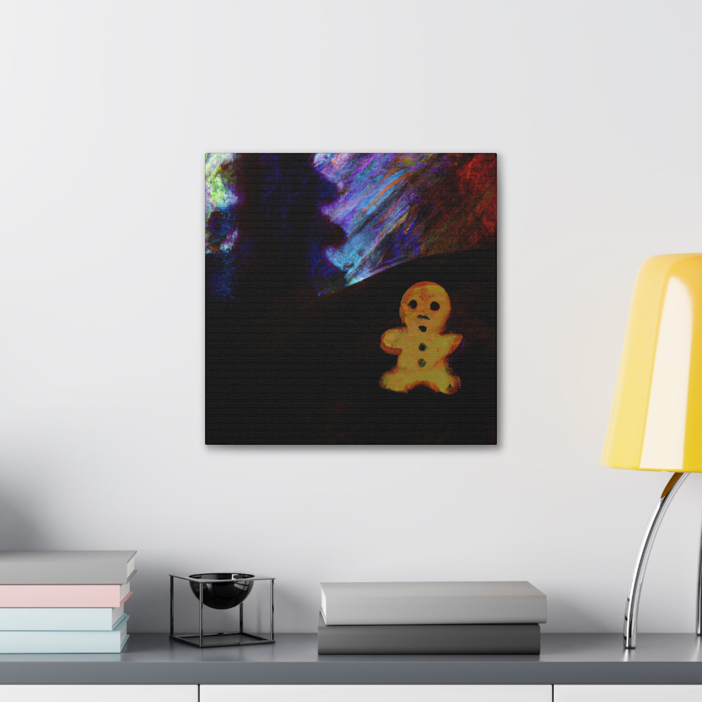 Gingerbread Man Idyll - Canvas