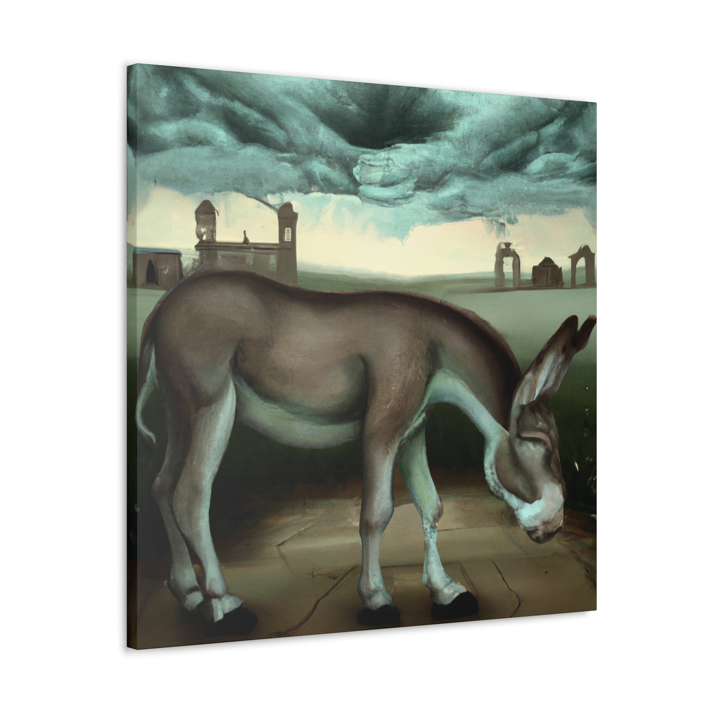 "Donkey in Art Nouveau." - Canvas