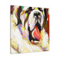 Saint Bernard Impressionism - Canvas