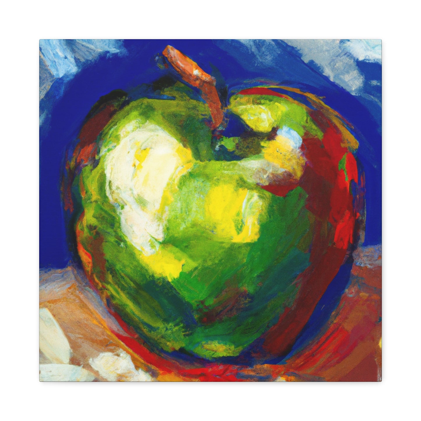 "Apple's Expressionistic Dream" - Canvas