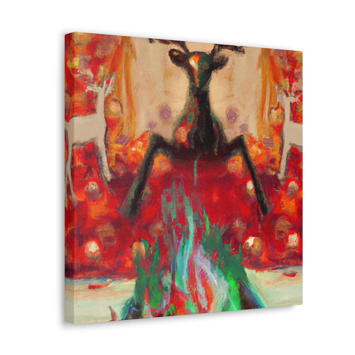 "Reindeer in Surreality" - Canvas