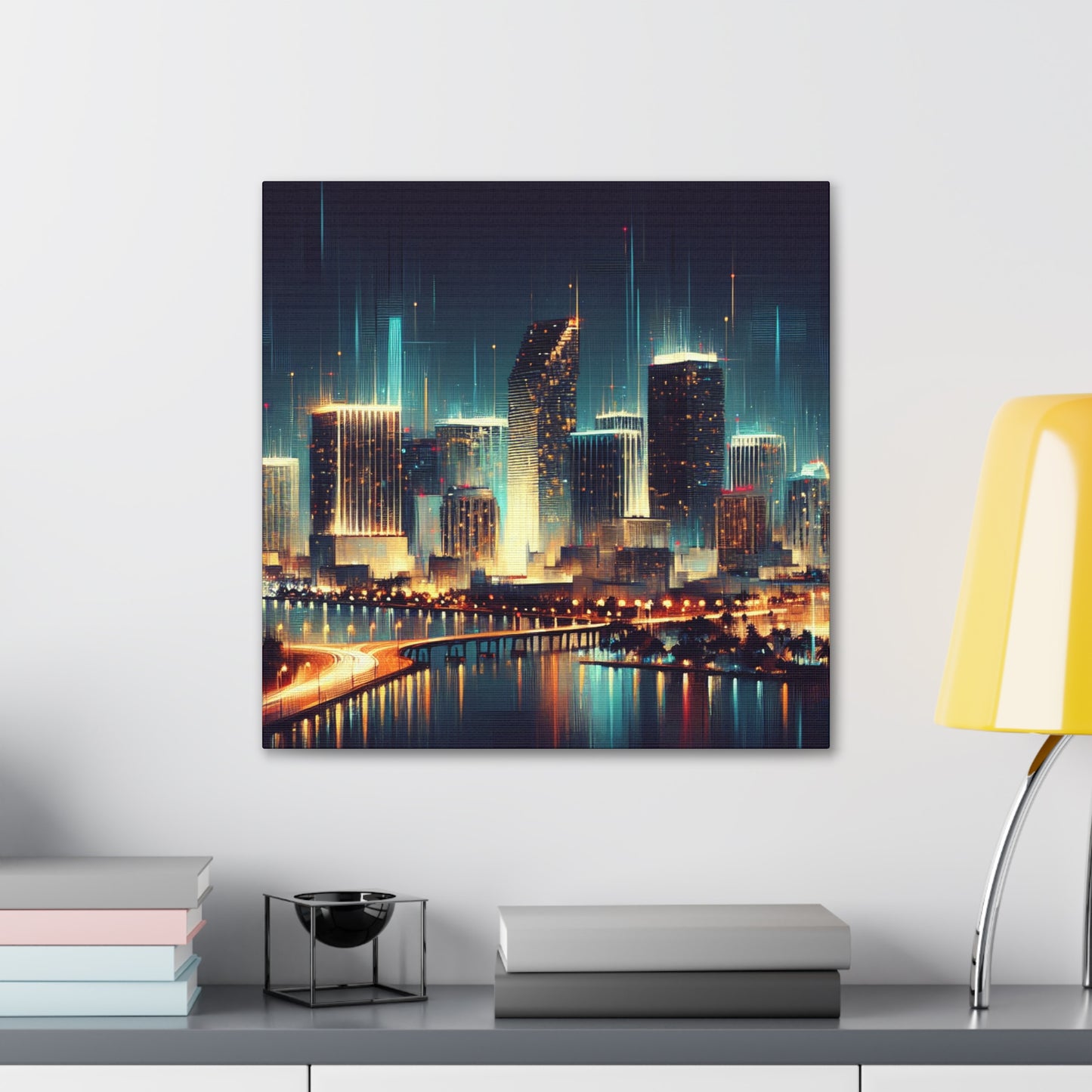 Vibrant Miami Memories - Canvas