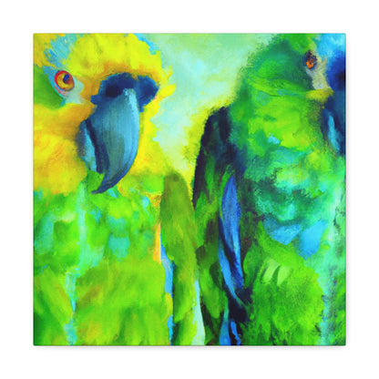 Amazon Parrots Jubilance - Canvas