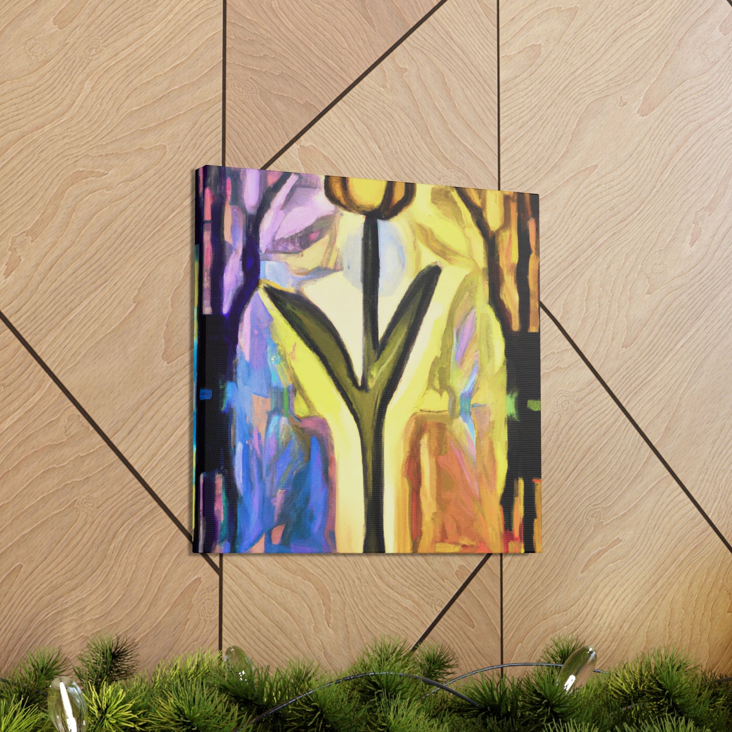 Tulip Fields in Bloom - Canvas