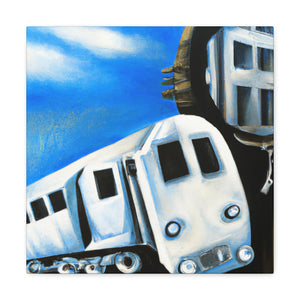 Train in the Clouds - Canvas