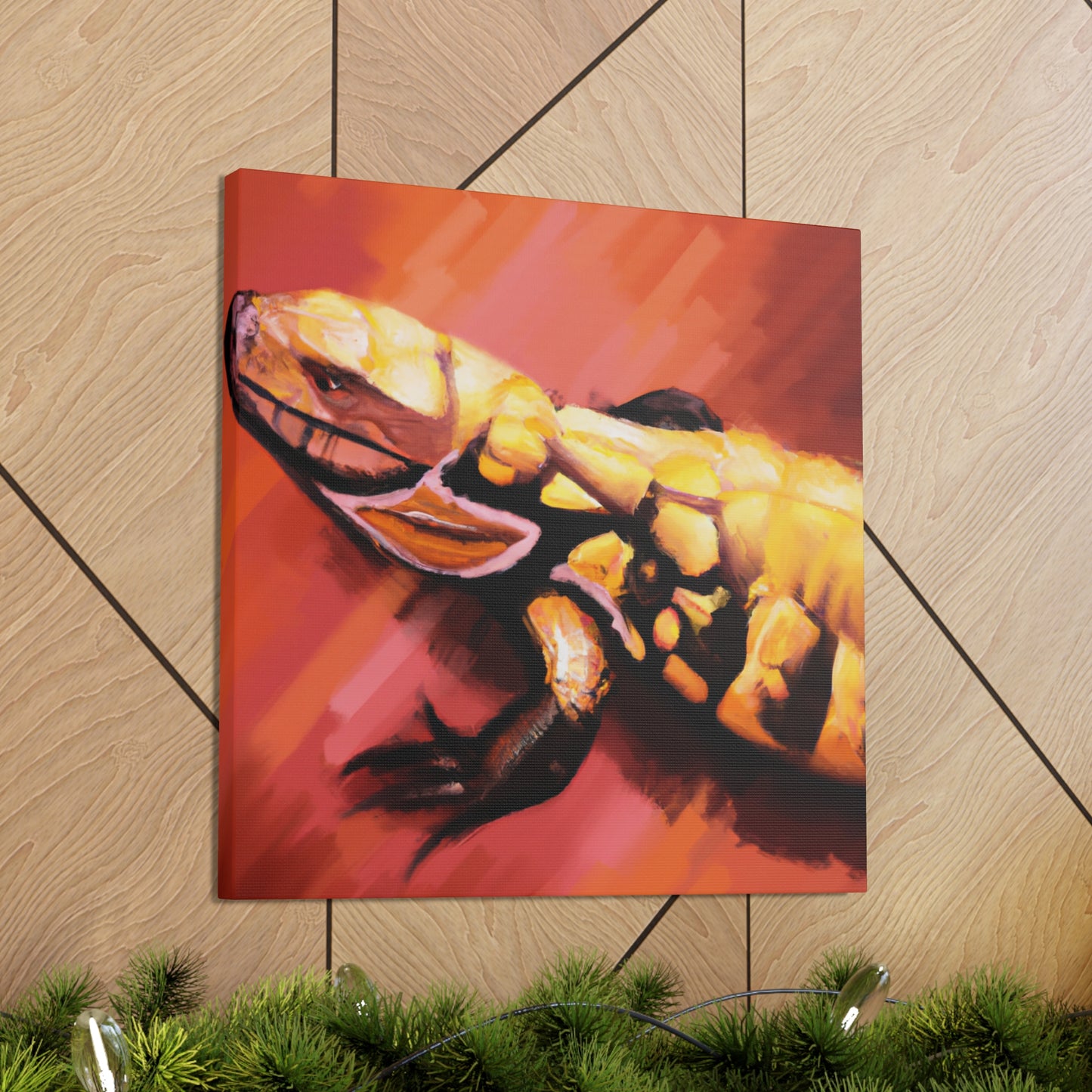 Gila Monster Reflection - Canvas