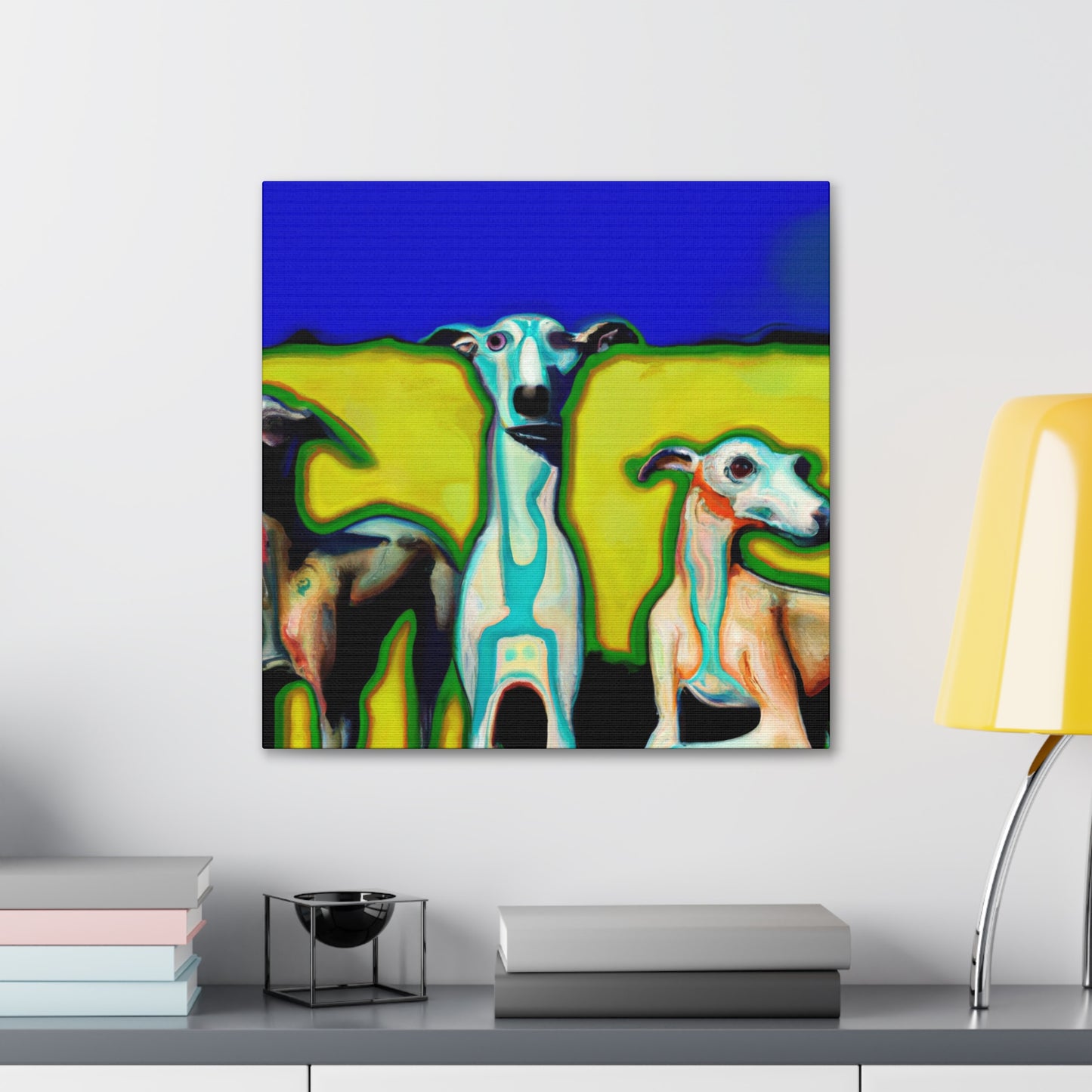 Greyhound of Surrealism - Canvas