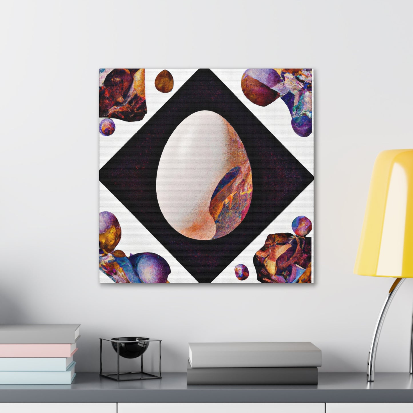 "Eggs in Art Nouveau" - Canvas