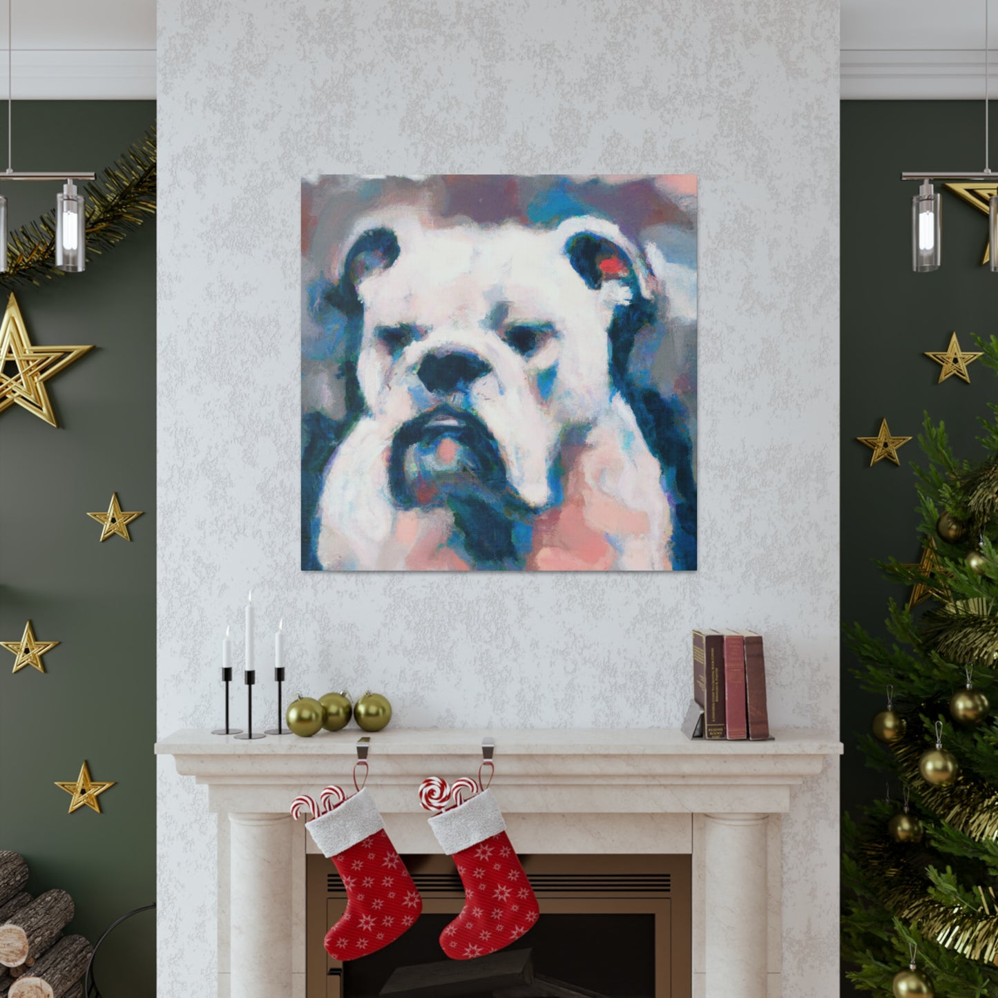 American Bulldog Impression - Canvas