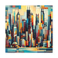 "Vibrant Urban Splendor" - Canvas