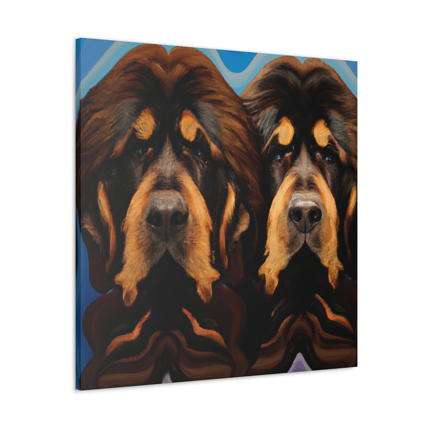 Fearsome Tibetan Mastiff - Canvas