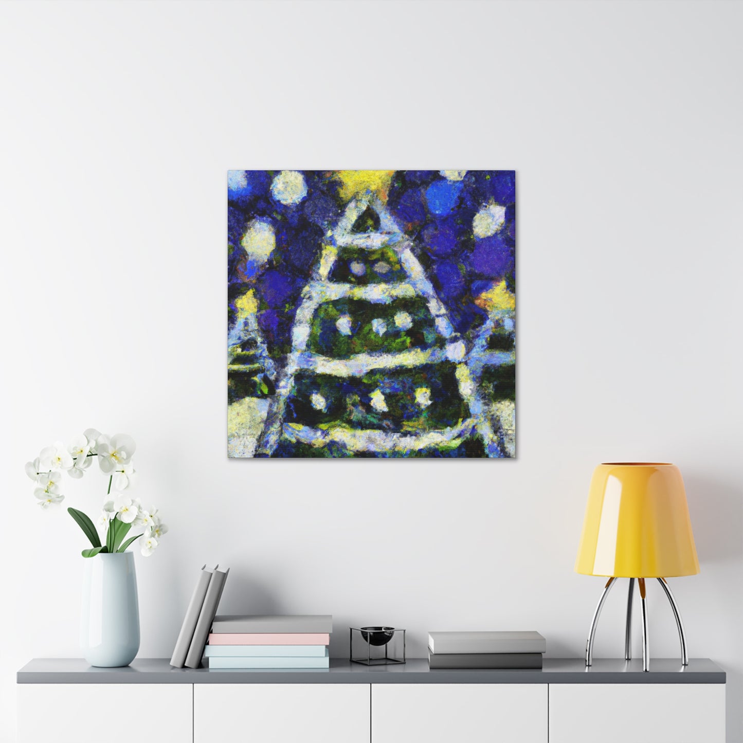 "Christmas Tree Glorified" - Canvas