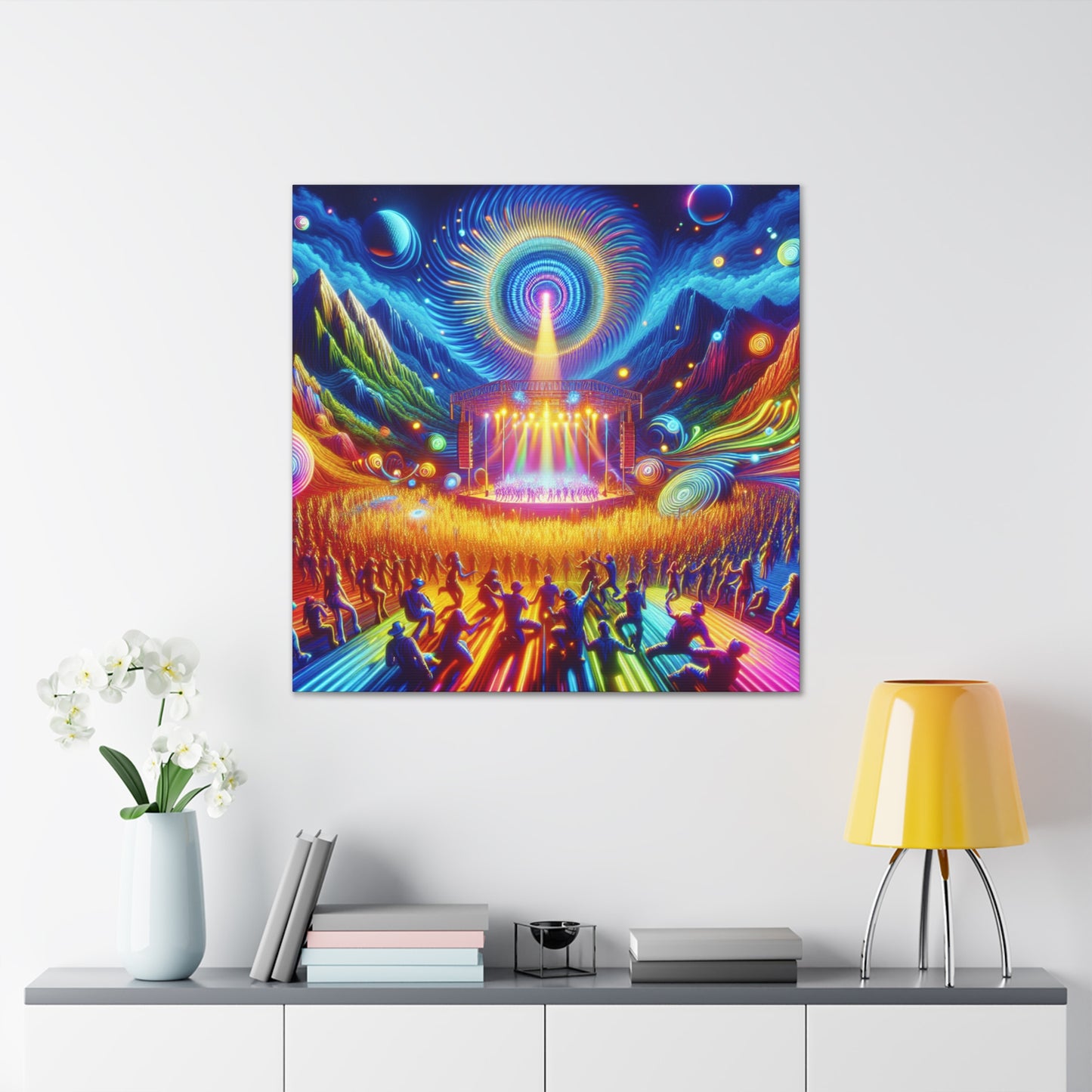 Euphoric Nature's Dance - Canvas