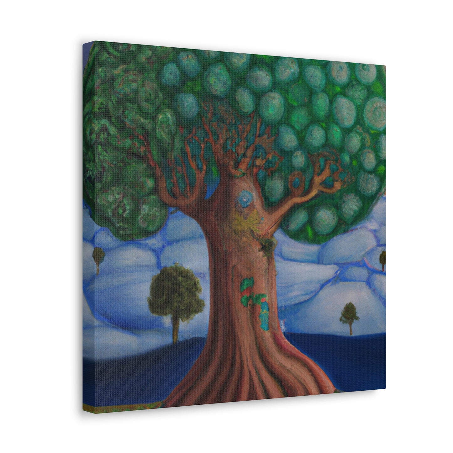 "Oak Tree in Dreamscape" - Canvas