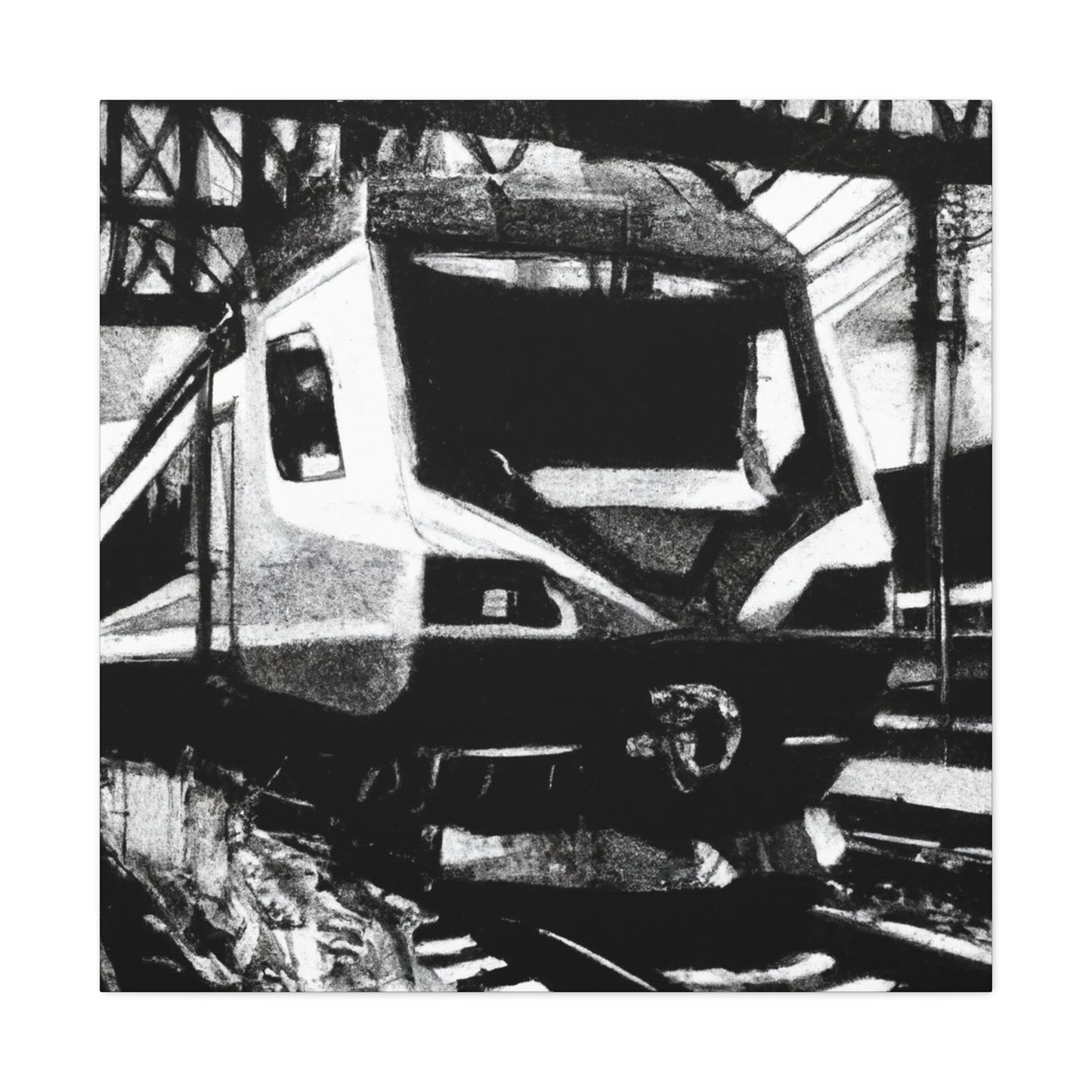 Train in Transition. - Canvas